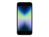 Apple iPhone SE (3rd generation) - 5G älypuhelin - Kaksois-SIM / sisäinen muisti 256 Gt - LCD-näyttö - 4.7" - 1334 x 750 pikseliä - rear camera 12 MP - front camera 7 MP - tähtivalo MMXN3KG/A